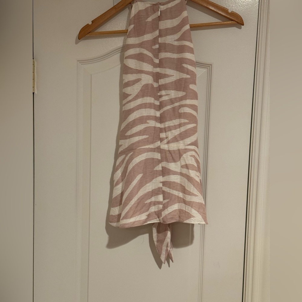 NWOT Parker Katsura Top Soft Zebra. Size Small - Picture 6 of 7